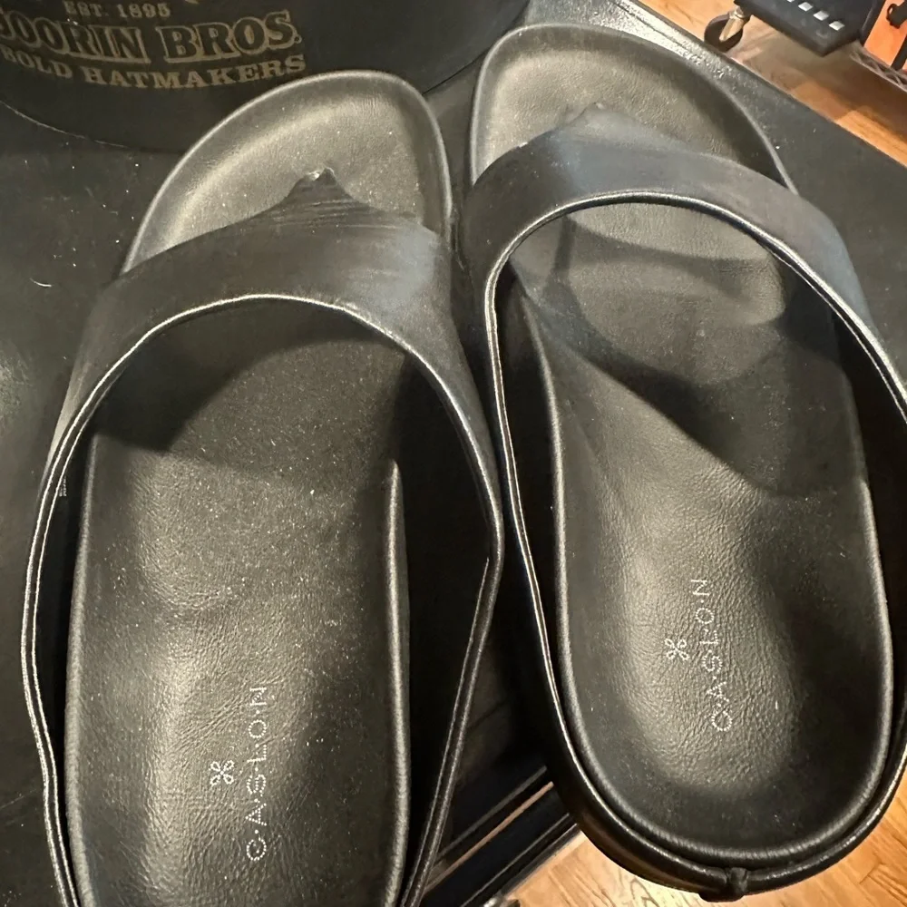 Caslon Black Leather Footwear - Picture 2 of 4